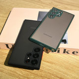 Aromr Shockproof Silicone Protect Case For Samsung Galaxy S24 S21 S22 S23 Plus S20 S21 FE S24 Ultra 5G Skin Feel Back Cover