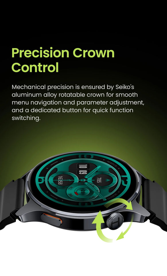 HAYLOU Watch 4S GPS Smartwatch Display AMOLED HD da 1,43", 5 Posizionamento GPS satellitare, 120+ Modalità di allenamento, Sport Fitness Smart Watch