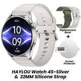 HAYLOU Watch 4S GPS Smartwatch Display AMOLED HD da 1,43", 5 Posizionamento GPS satellitare, 120+ Modalità di allenamento, Sport Fitness Smart Watch
