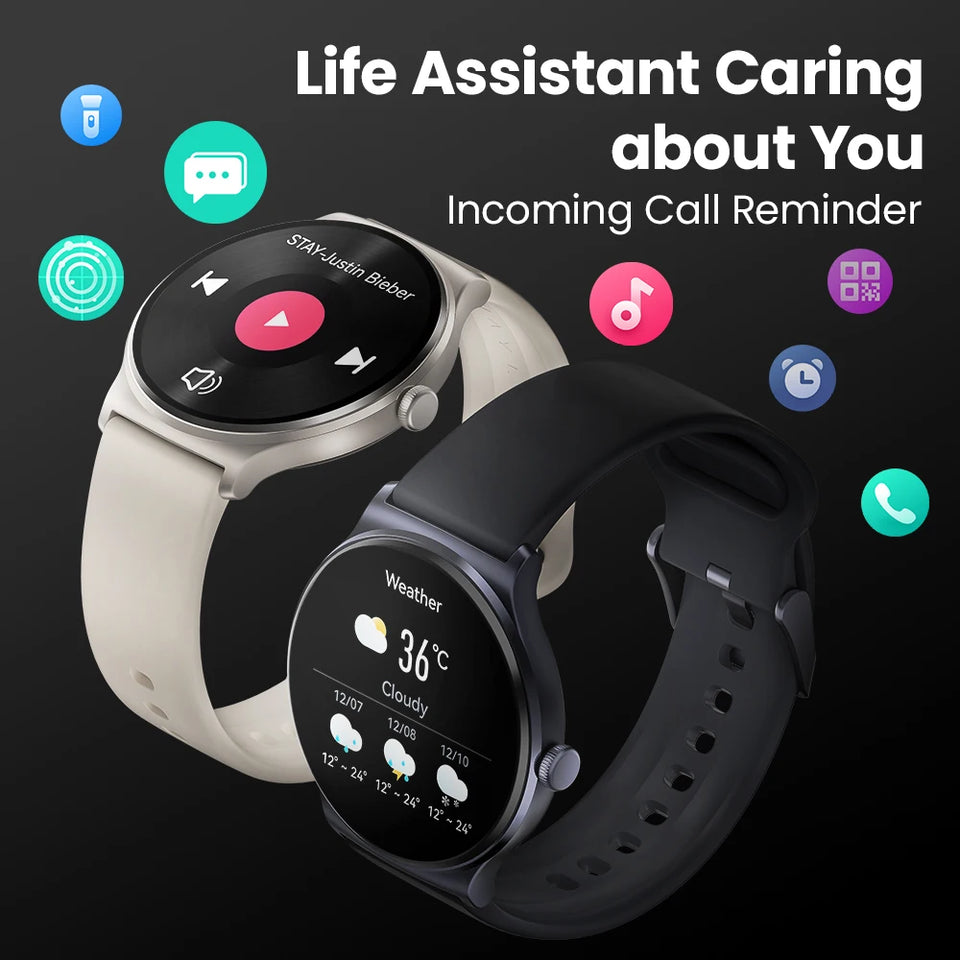 HAYLOU Solar Lite Smart Watch Bluetooth Chiamata Smartwatch Monitoraggio della frequenza cardiaca Ossigeno nel sangue Test di stress del sonno Orologio sportivo