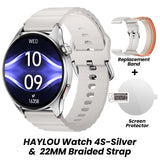 HAYLOU Watch 4S GPS Smartwatch Display AMOLED HD da 1,43", 5 Posizionamento GPS satellitare, 120+ Modalità di allenamento, Sport Fitness Smart Watch
