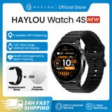 HAYLOU Watch 4S GPS Smartwatch Display AMOLED HD da 1,43", 5 Posizionamento GPS satellitare, 120+ Modalità di allenamento, Sport Fitness Smart Watch