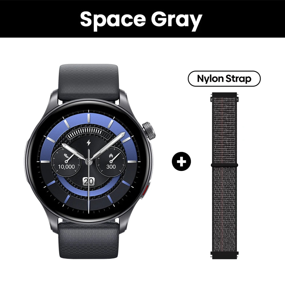 Nuovo smartwatch GPS Zeblaze Btalk 3 con schermo AMOLED da 1,43" e doppio cinturino, chiamate Bluetooth, orologio sportivo, frequenza cardiaca, SpO2, monitoraggio dello stress