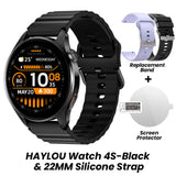 HAYLOU Watch 4S GPS Smartwatch Display AMOLED HD da 1,43", 5 Posizionamento GPS satellitare, 120+ Modalità di allenamento, Sport Fitness Smart Watch