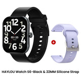 HAYLOU Watch S6 Smartwatch con display HD da 2,01", Bluetooth, chiamate vocali, IP68, impermeabile, monitoraggio del fitness