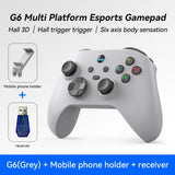 Controller di gioco mobile G6 per Switch/iOS/Android/PC Supporto streaming media/cloud Gioco per telefono cellulare GamePad Joystick effetto Hall