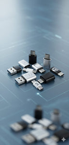 Kit adattatore USB-C - Convertitore da USB 3.0, Micro USB, USB-A a Type-C per MacBook, Samsung, iPad Pro e altro