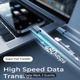 Cavi di ricarica e sincronizzazione premium da USB-C a USB-A