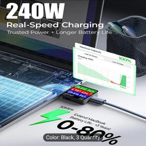 Cavi di ricarica e sincronizzazione premium da USB-C a USB-A