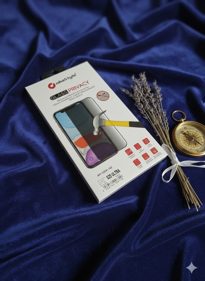 Pellicola protettiva in vetro per la privacy per Samsung Galaxy e iPhone 17